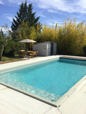 Appartement d'une chambre avec piscine privee jardin clos et wifi a Vallon Pont d'Arc